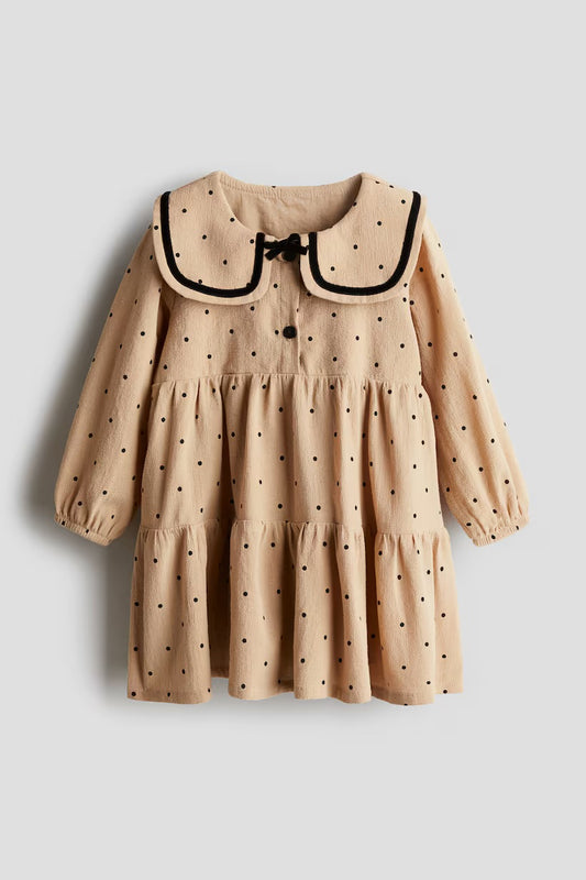 Collared cotton dress