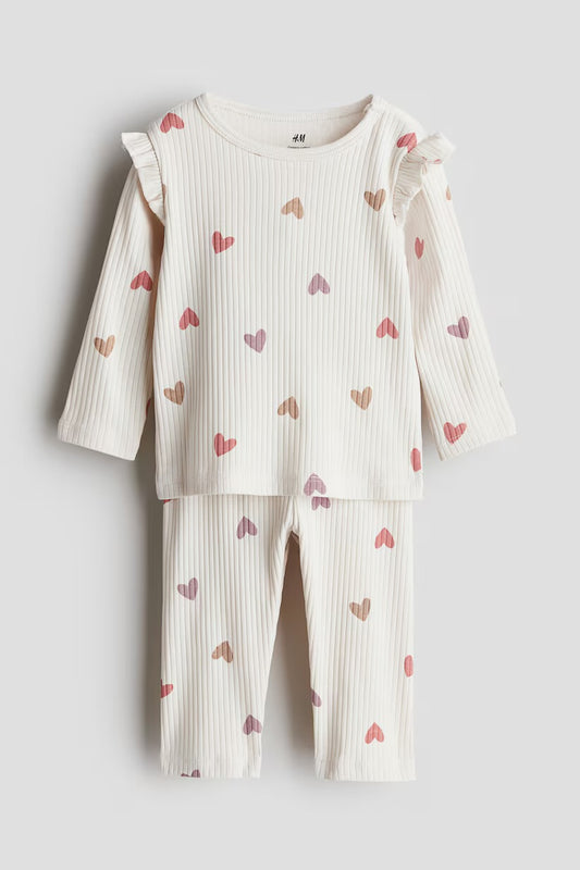 ribbed cotton set
