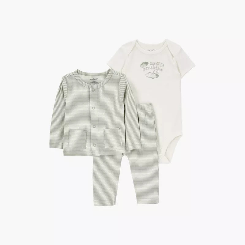 3 pieces little cardigan set