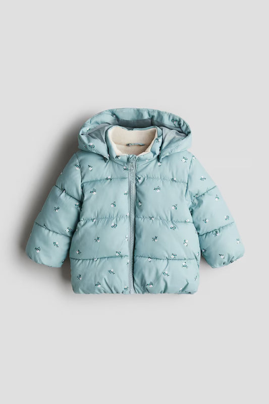 Water repellent puffer jacket