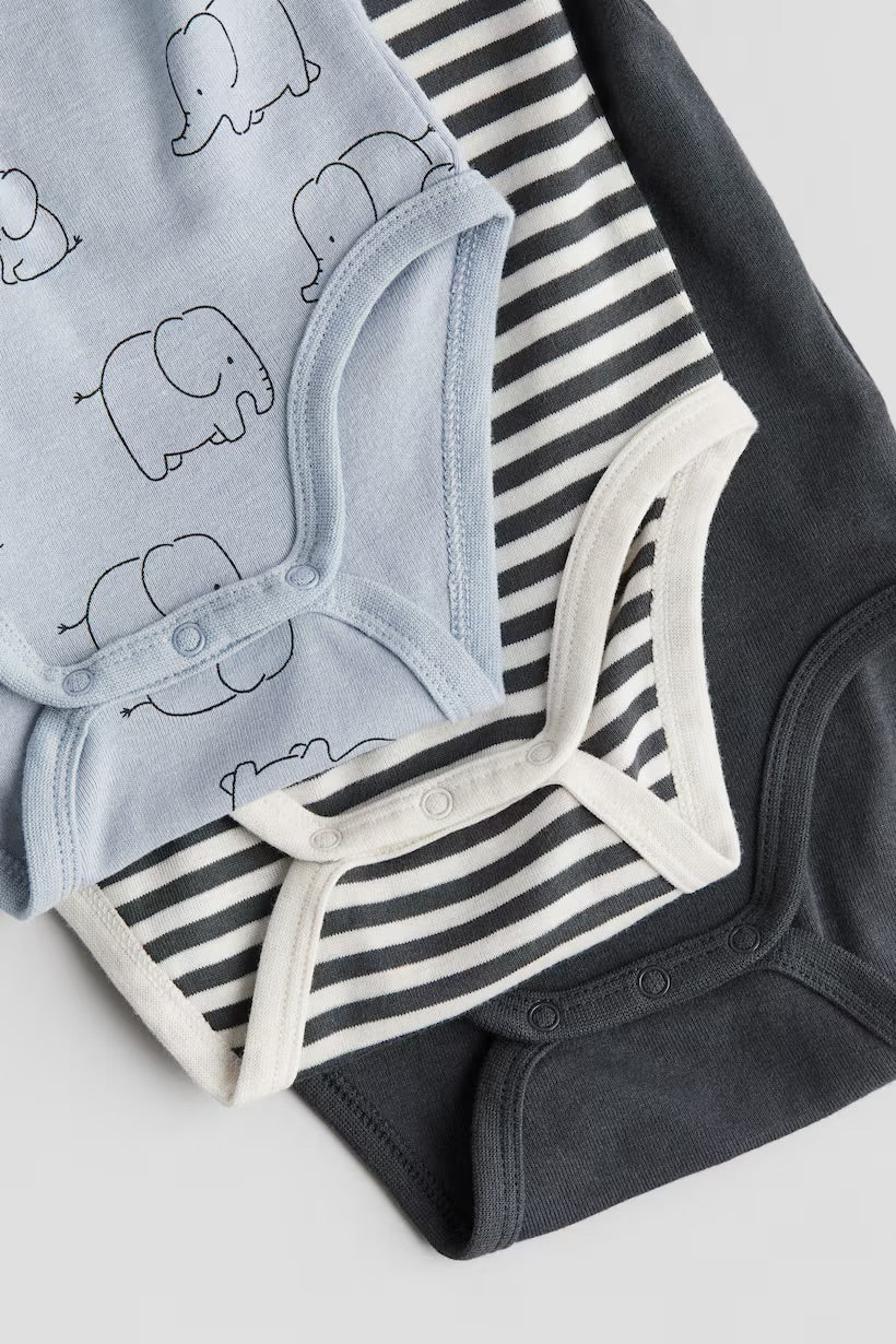3 pack long sleeve bodysuits