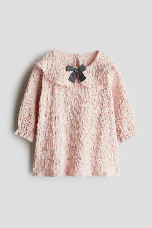 Crinkled jersey dress