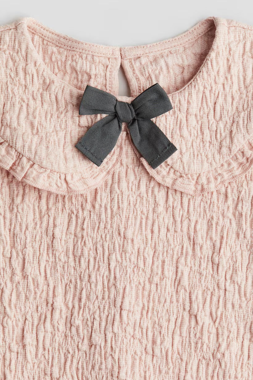 Crinkled jersey dress