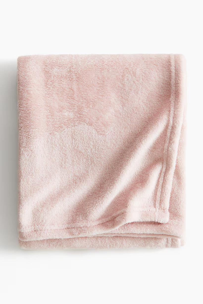 Fleece baby blanket