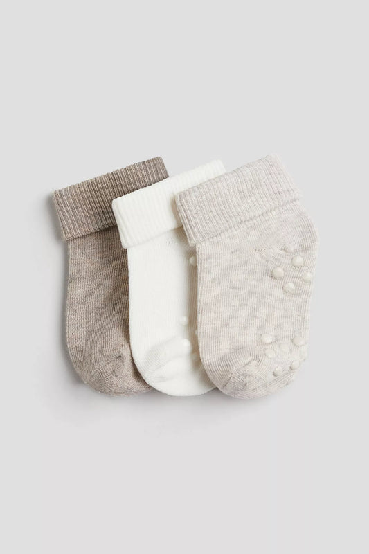 3 pack anti-slip socks