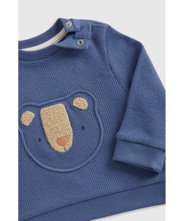 Boys Bear Club Waffle Jogger and Sweatshirt