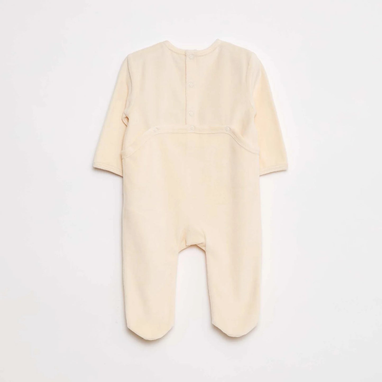 Fleece sleepsuit with feet