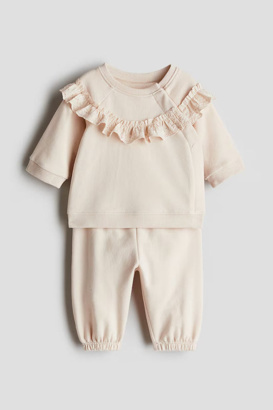 2 pieces cotton sweatshirt set