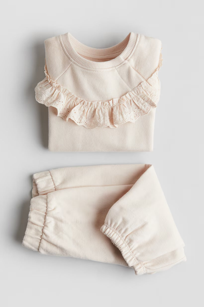 2 pieces cotton sweatshirt set