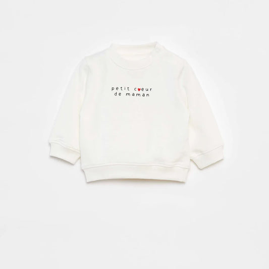 White sweatshirt