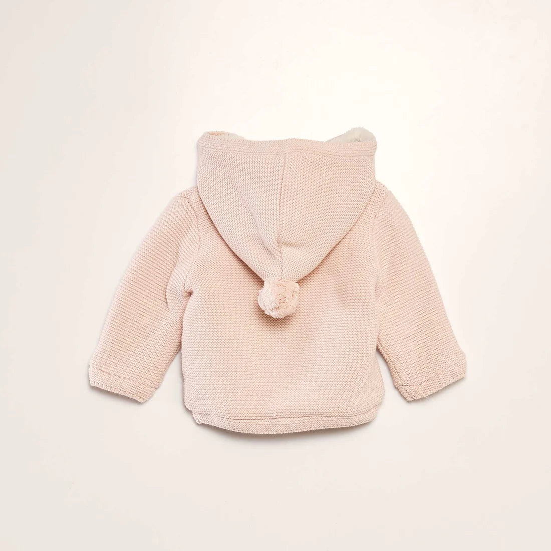 Sherpa-lined hoodie PINK